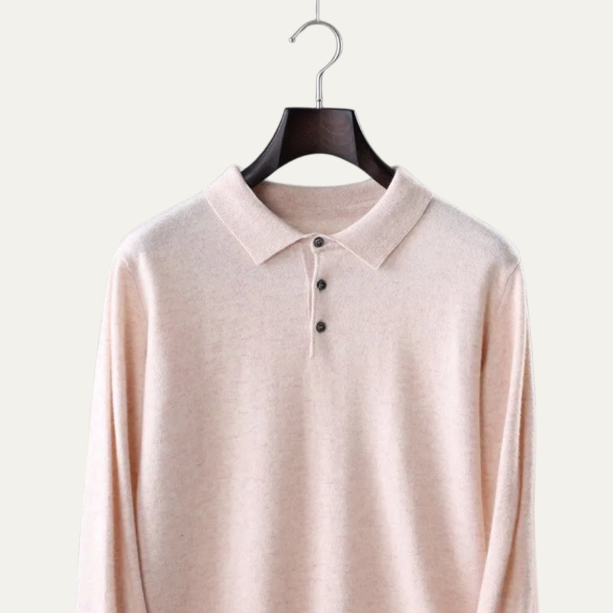 The Pembroke Men’s Luxury Pure Wool Cashmere Polo Jumper