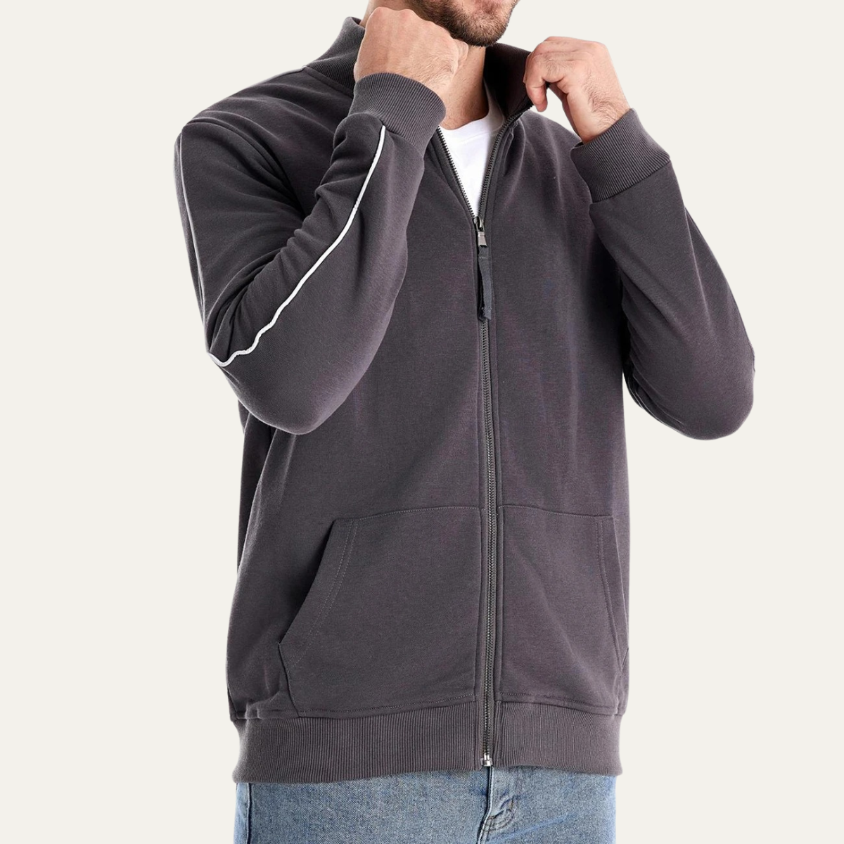 The Ellensworth Men’s Full Zip Casual Lightweight Jacket
