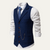 The Wallingford Men's Classic Tweed Suit Gilet