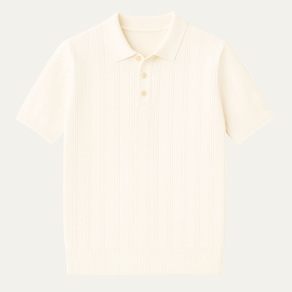 The Bormio Retro Knitted Polo for Men