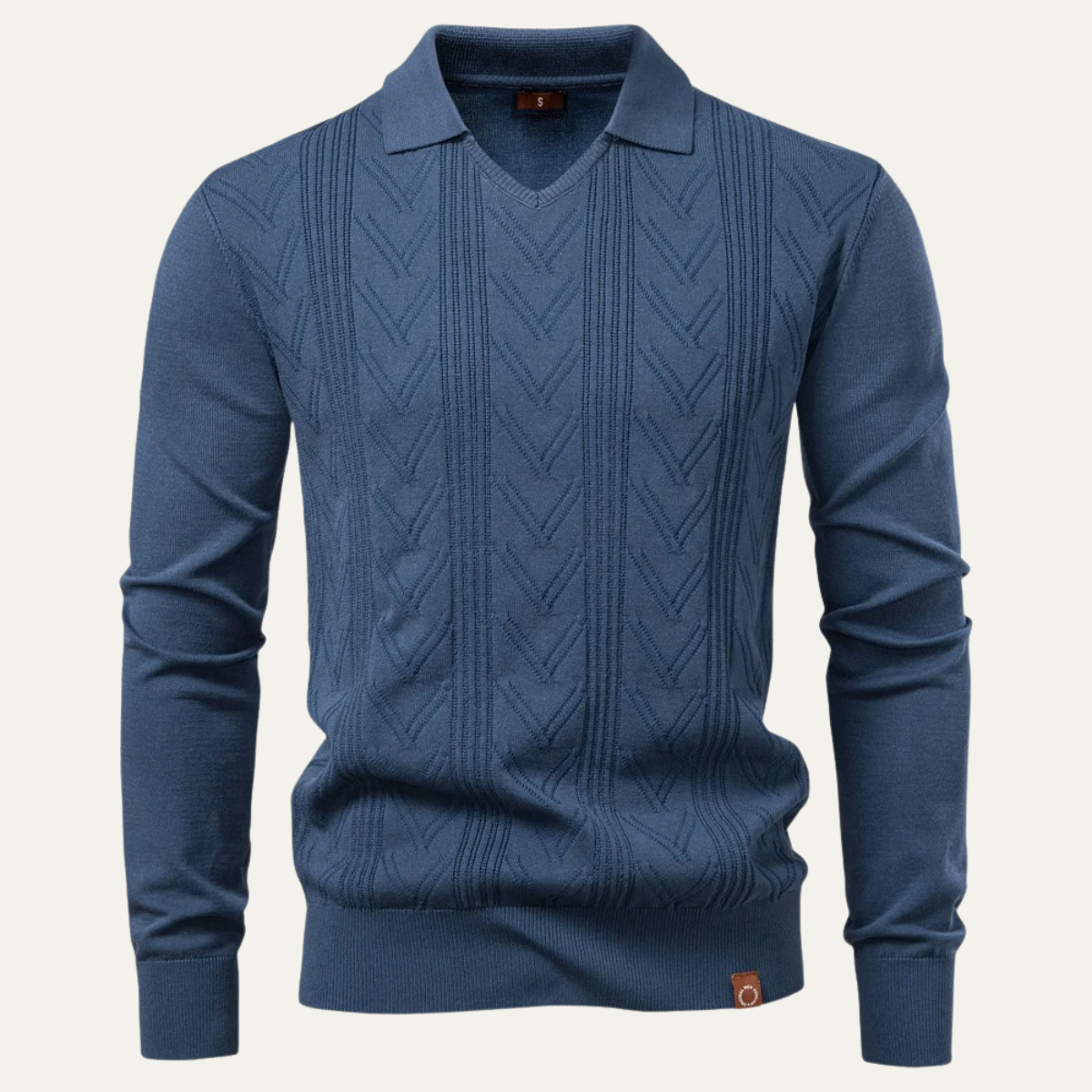 The Scarborough Men's Knit Casual Polo Jumper