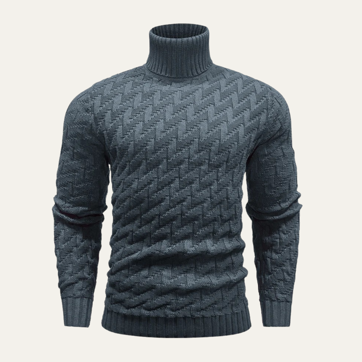The Sussex Men’s Turtleneck Knit Warm Winter Jumper