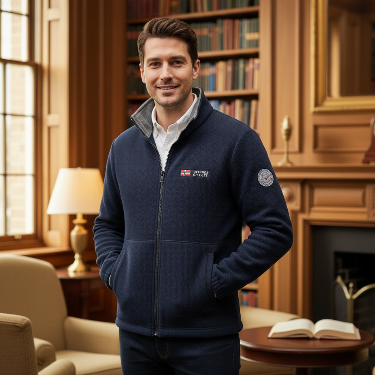 The Oslo Fleece Lined Warm Outdoor Jacket for Men