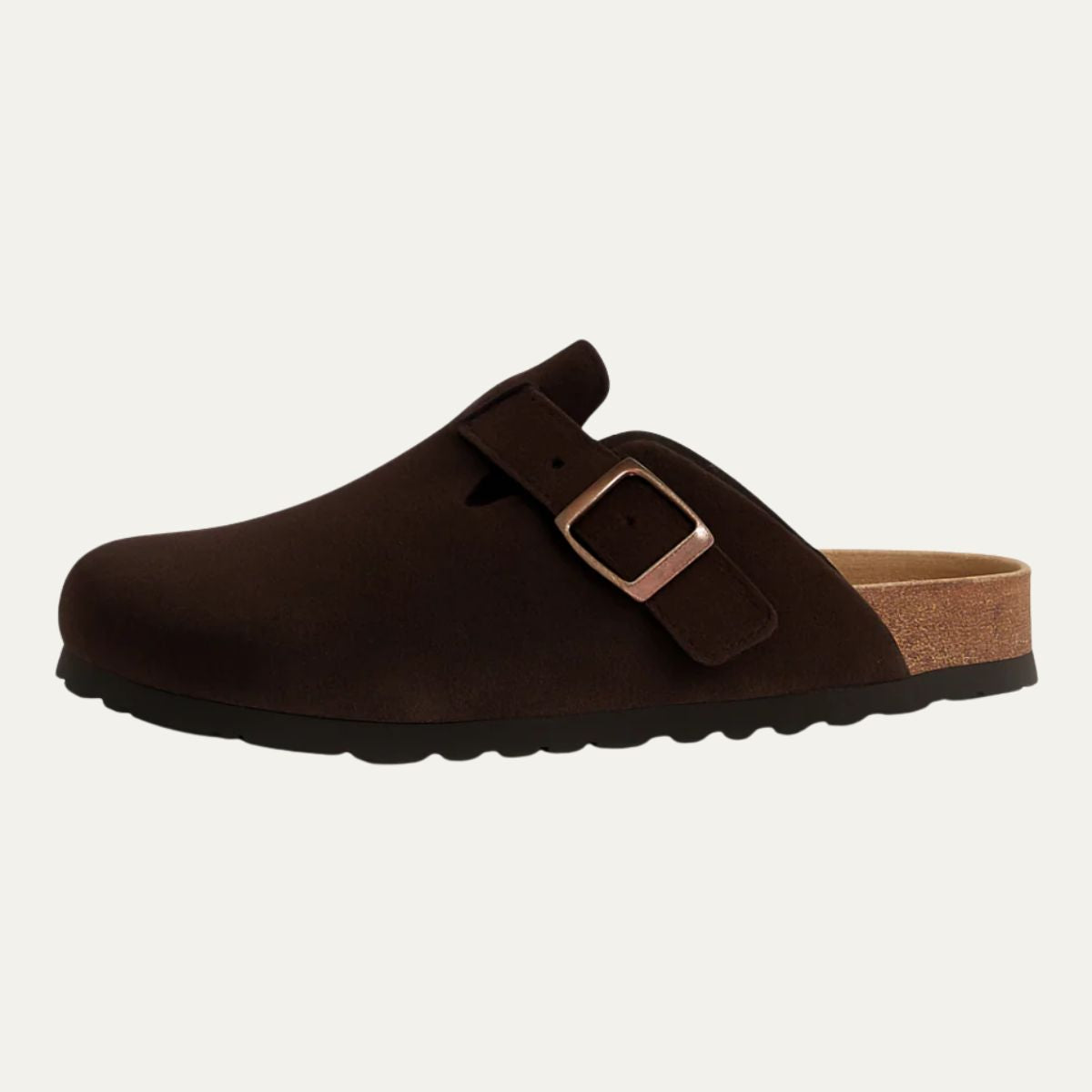 The Amalfi Brown Suede Clogs for Men — Relaxed Old Money Style
