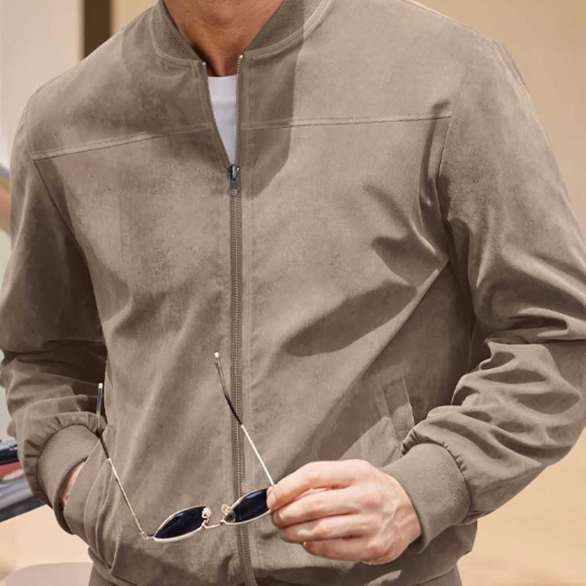 The Mayfair Suede Casual Jacket for Men