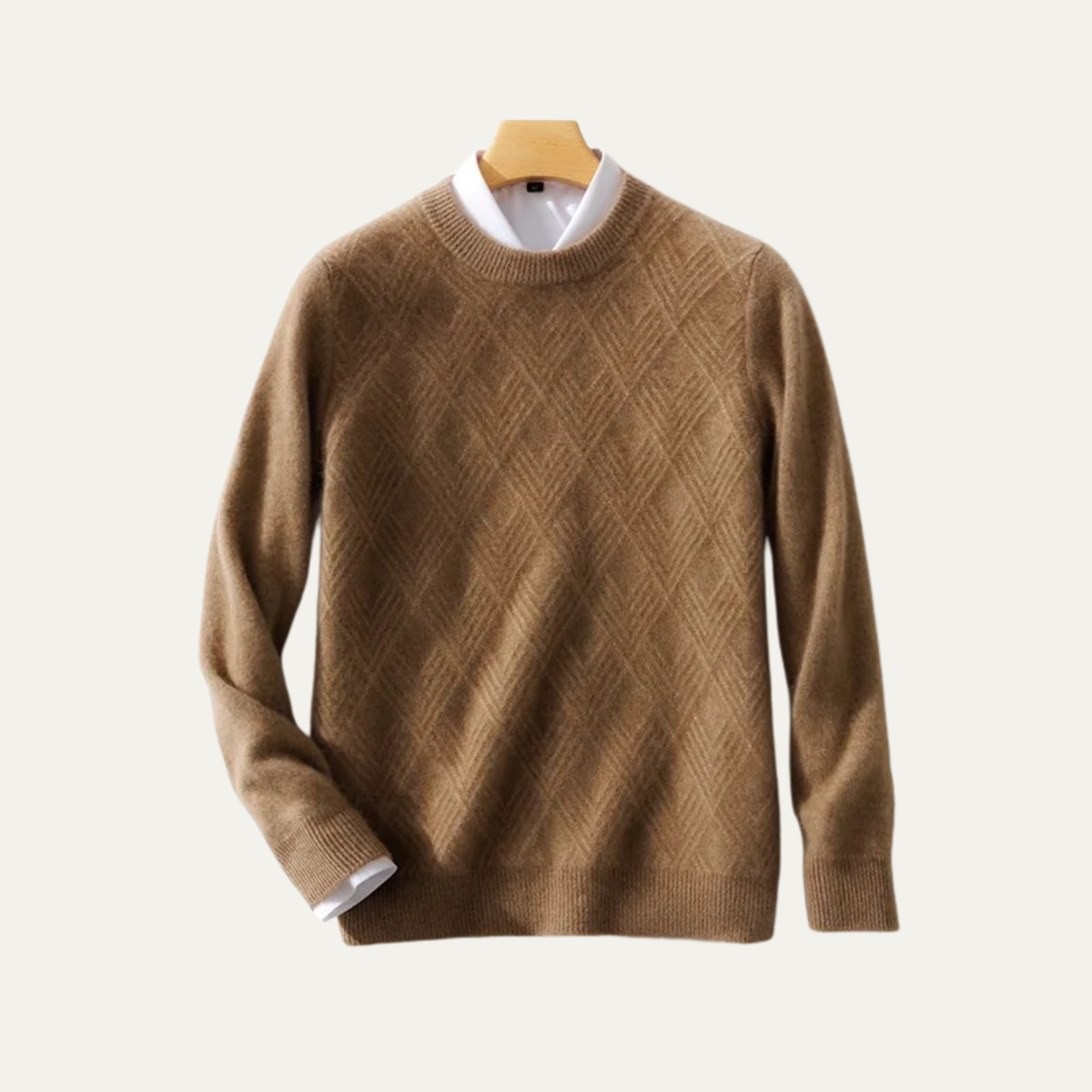 The Inverness Men’s Warm Winter Knit Wool Jumper