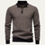 The Darrow Men’s Trendy Quarter Zip Knitted Jumper