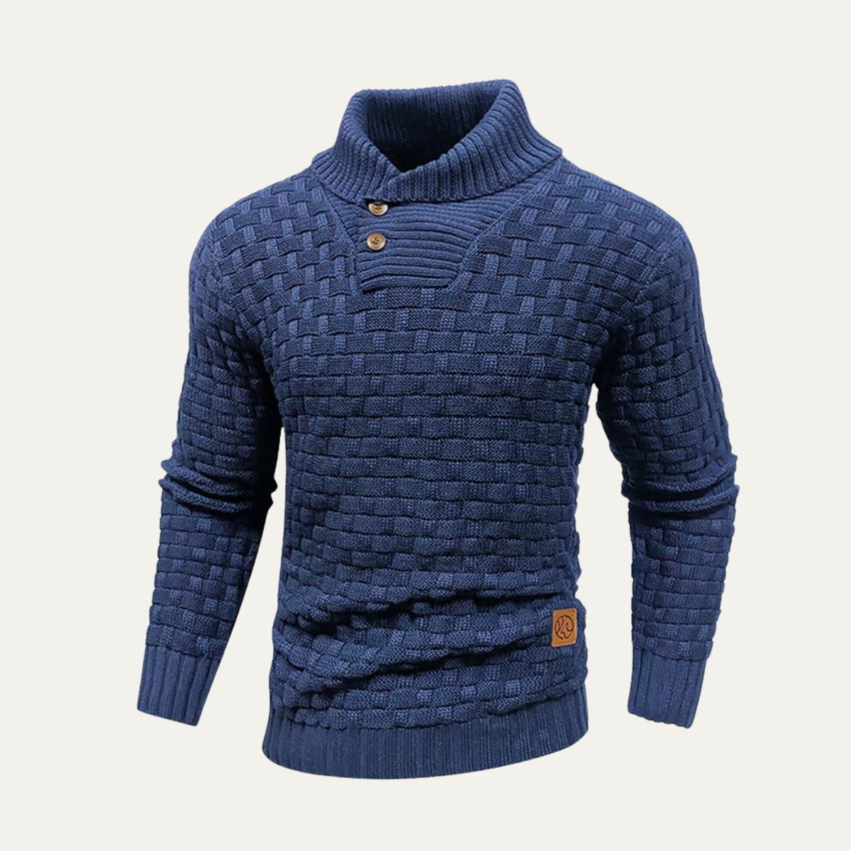 The Stirling Men's Textured Knit Winter Jumper