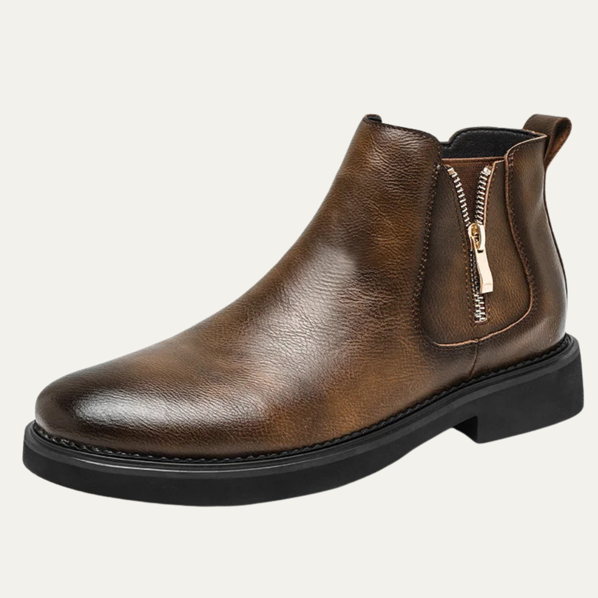 The Dulwich Men's Side Zip Classic Leather Ankle Boots