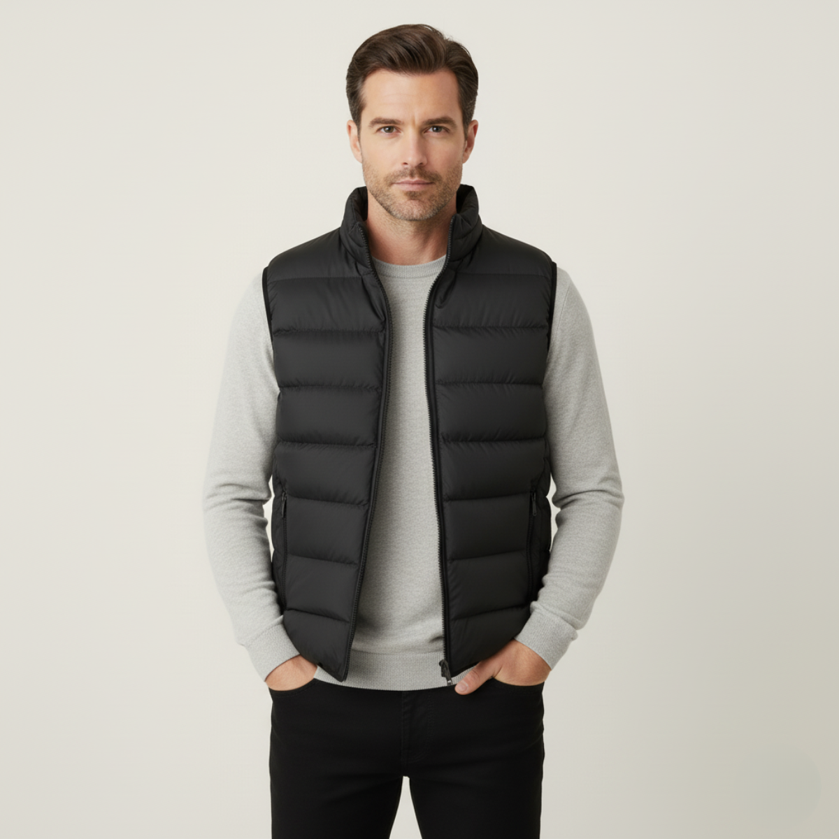The Chiron Men’s Luxury Puffer Quilted Gilet - 2025