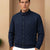The Oxford Navy Blue Quilted Jacket – Men’s Diamond Quilted Coat