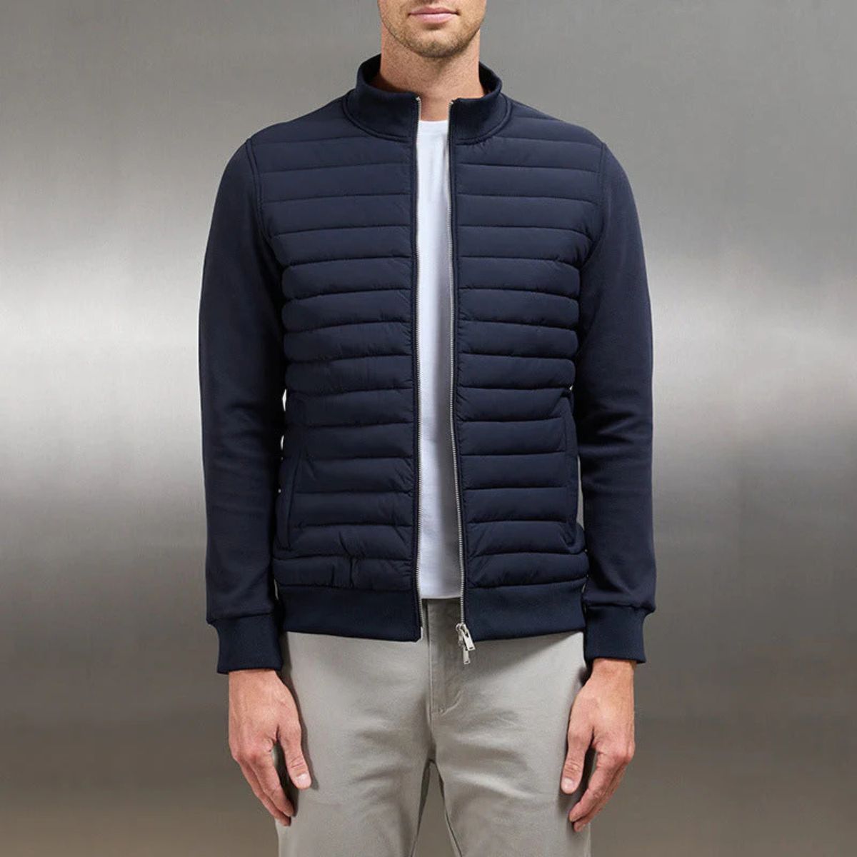 The Copenhagen Elegant Quilted Puffer Coat – Men’s Lightweight Jacket