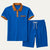 The Capri Cotton Set – Vintage Polo & Shorts Co ord for Men