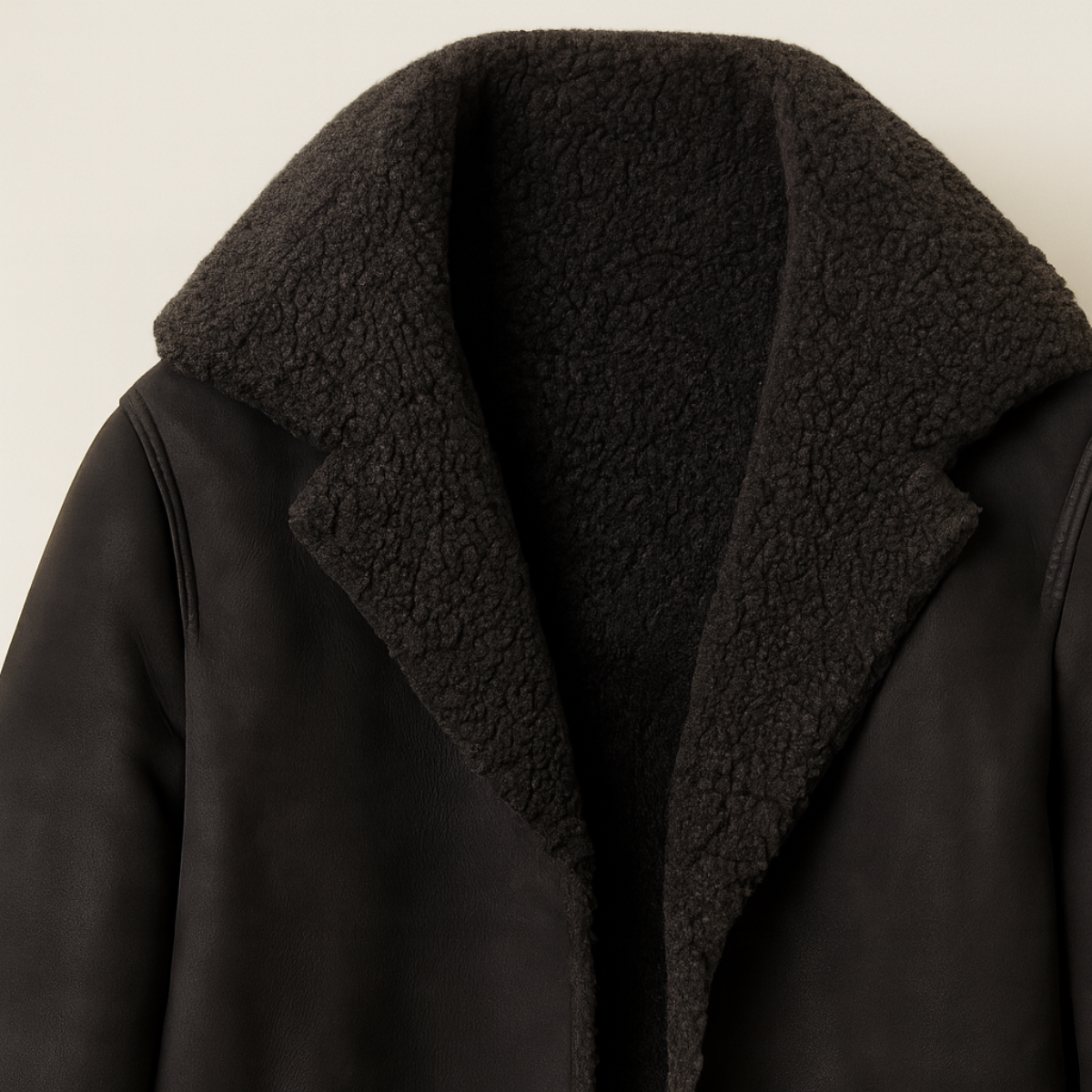 The Aspen Shearling Coat – Men’s Classic Winter Overcoat