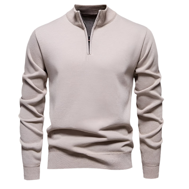 The Warwick Quarter Zip Jumper-The British Gentlemen