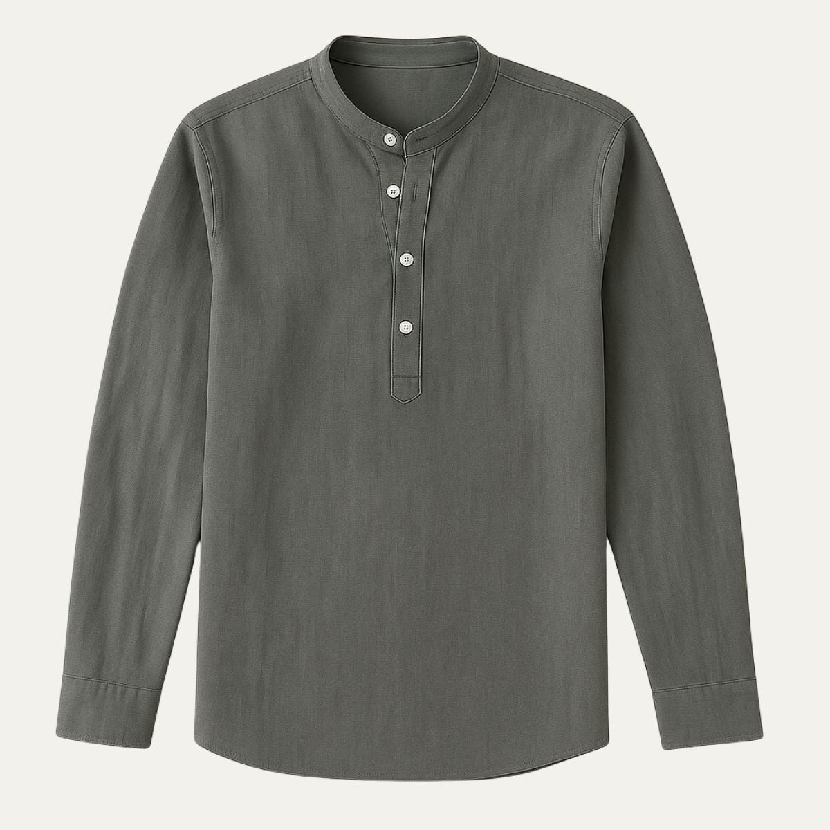 Men&#39;s Lightweight Linen Shirt Casual Slim Fit