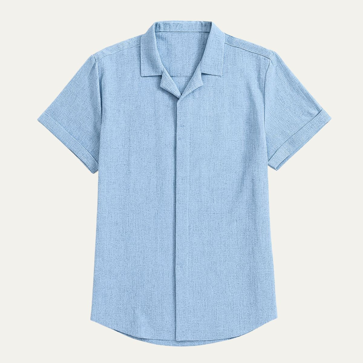 The Lisbon Linen Short Sleeve Shirt for Men