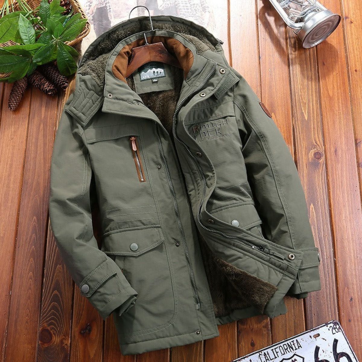 The Chamonix Quilted Loose Fit Jacket for Men - Weather Resistant