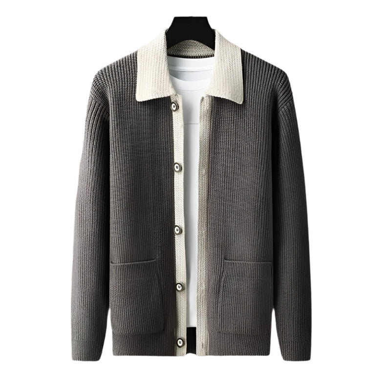 The Inverness Elegant Cardigan with Pockets-The British Gentlemen