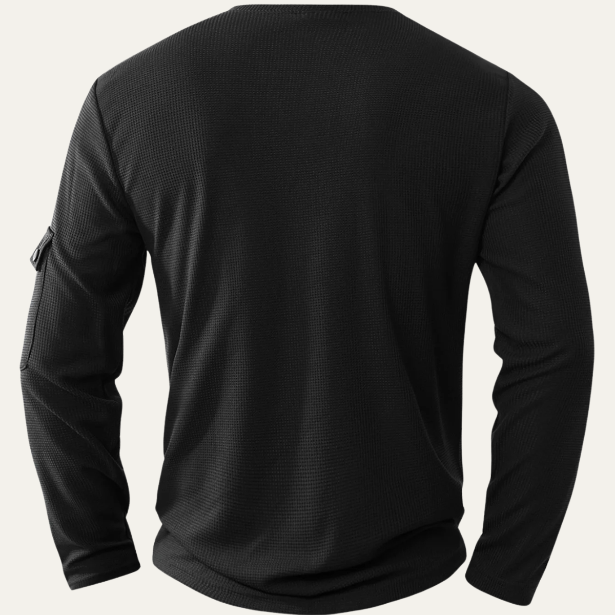 The Otranto Men’s Casual Waffle Knit Henley Shirt