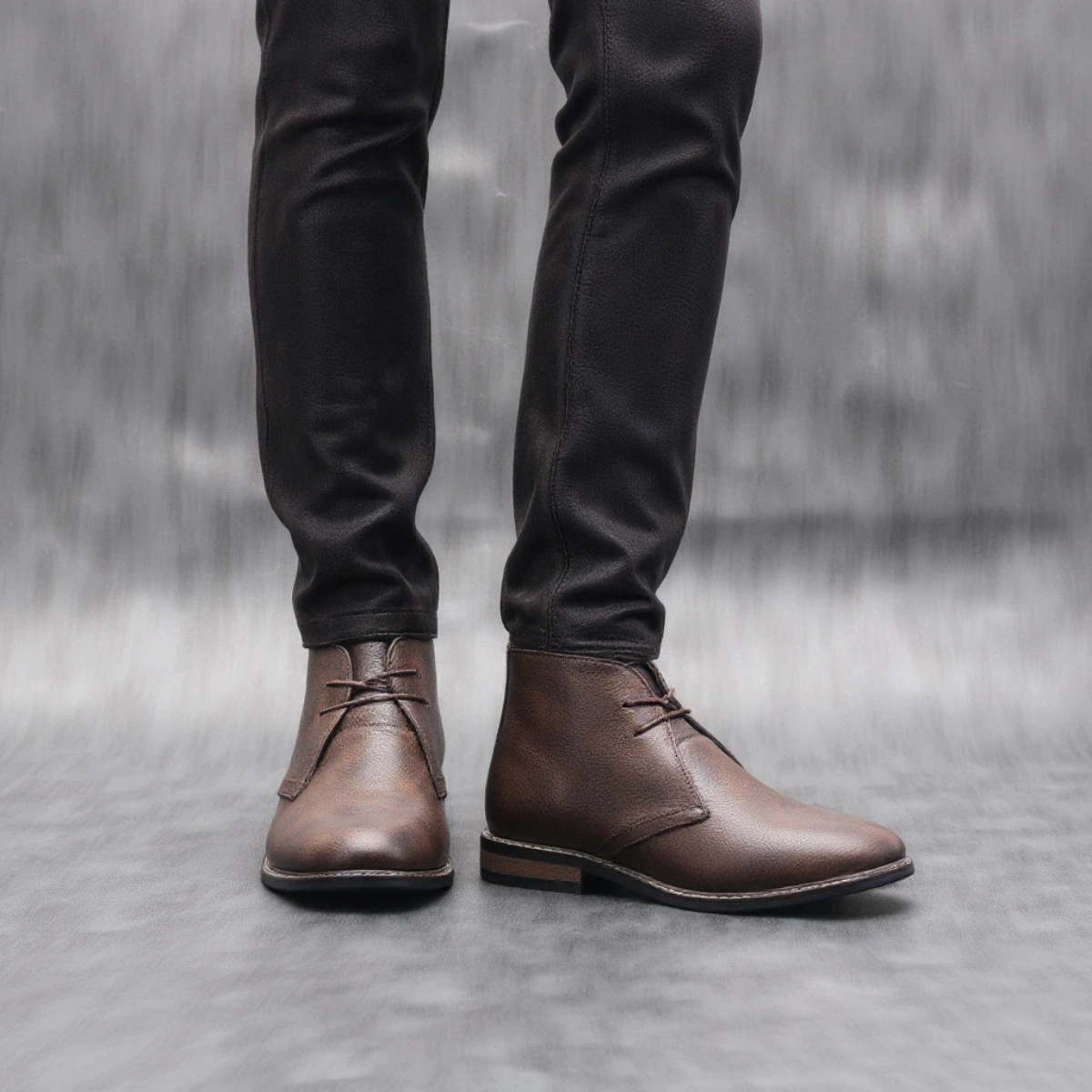 The Wildmere Men’s Vintage Ankle Brown Leather Boots