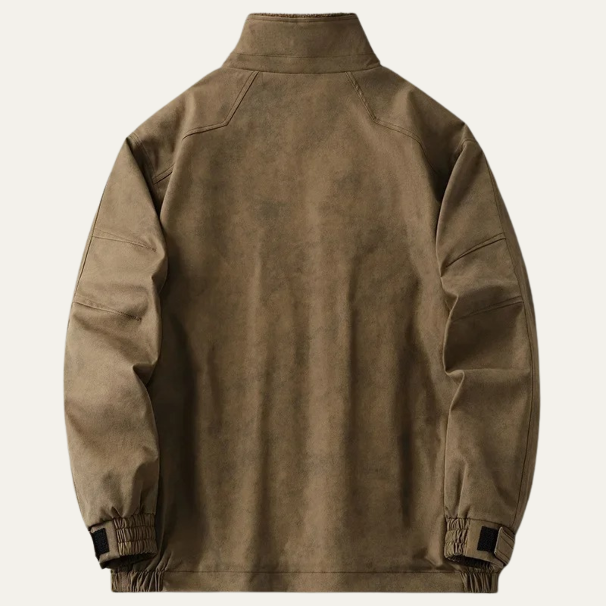 The Sandringham Men’s Warm Fleece Lined Vintage Brown Suede Jacket