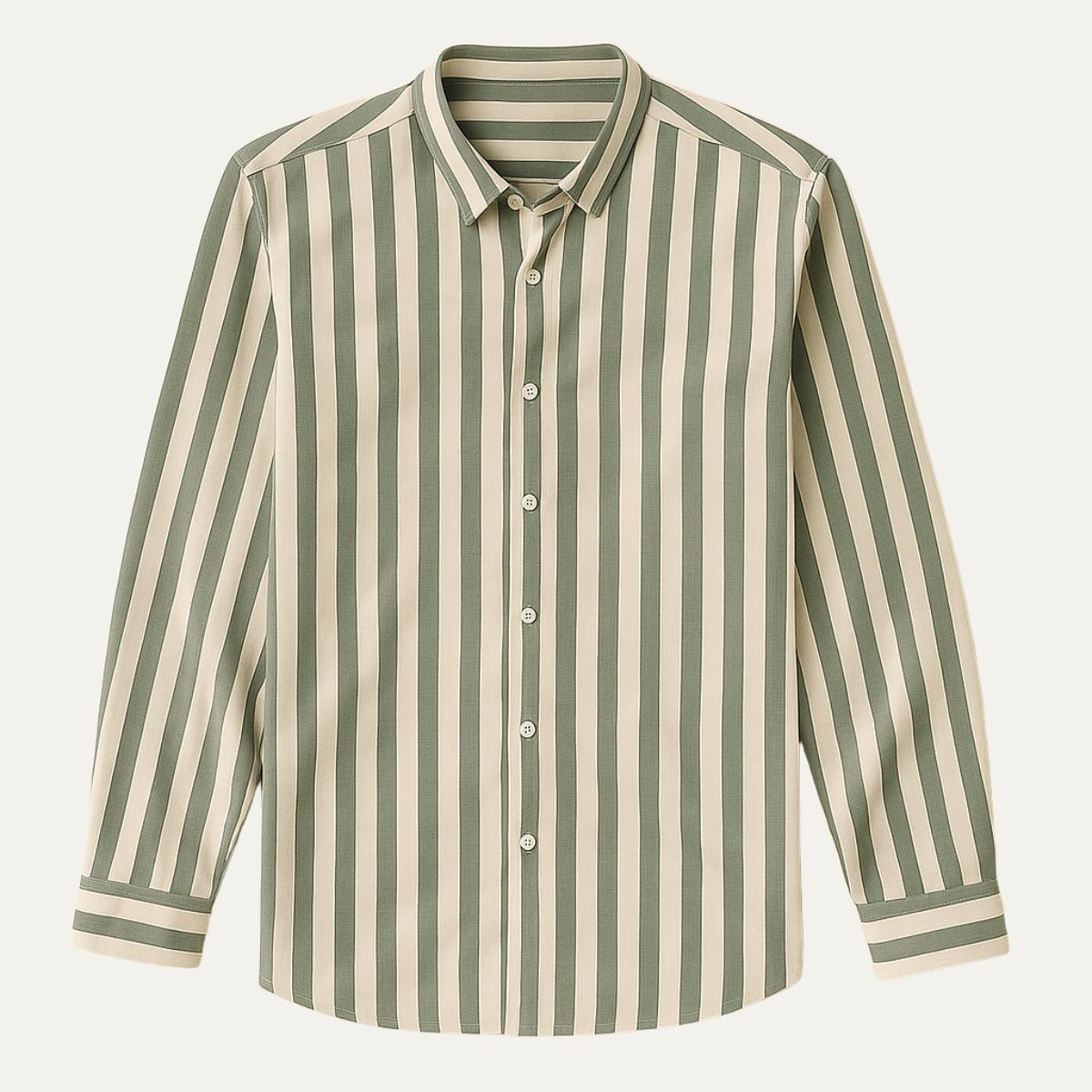 The Portwell Linen Stripe Shirt for Men