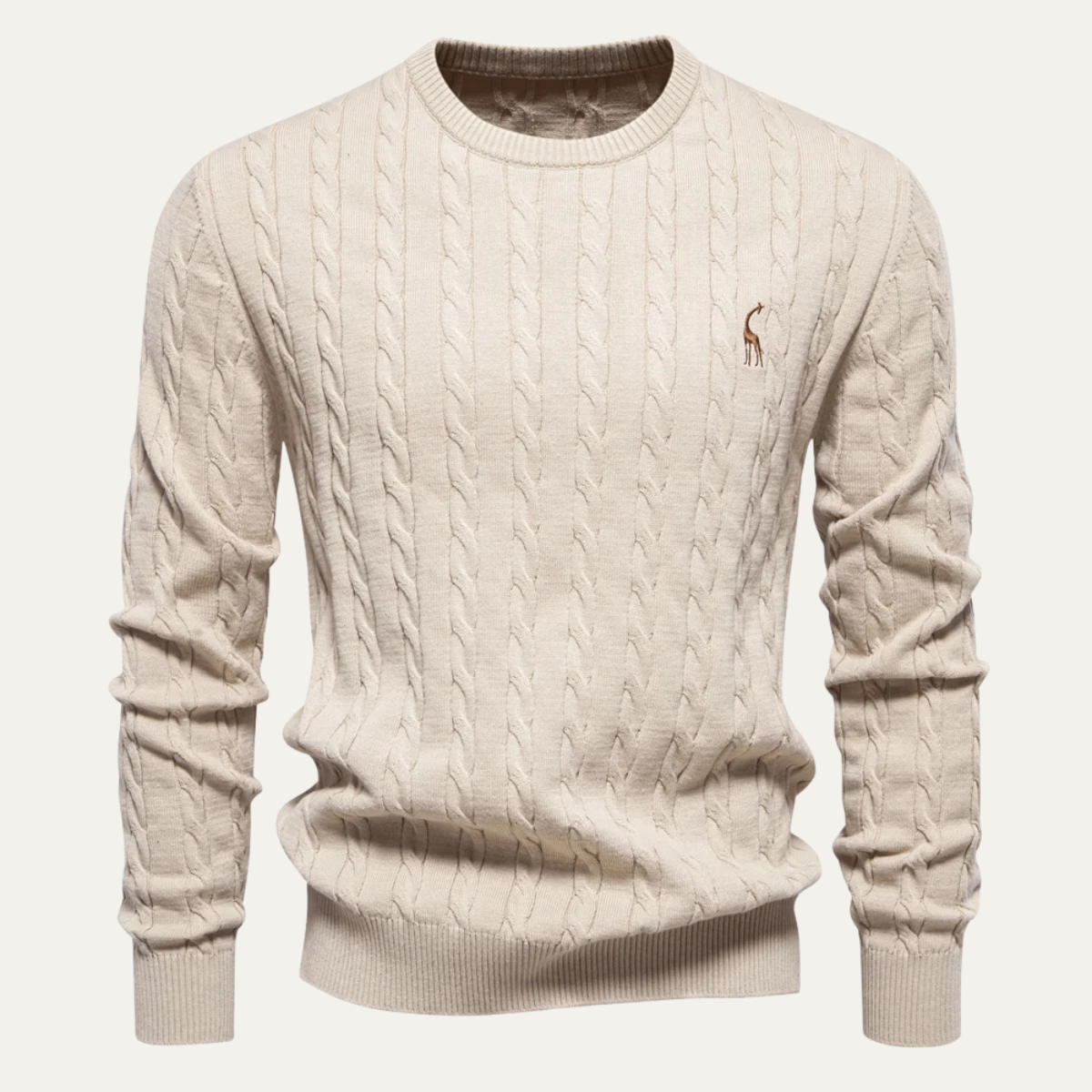 The Carmarthenshire Men's Stylish Crew Neck Knitwear Jumper