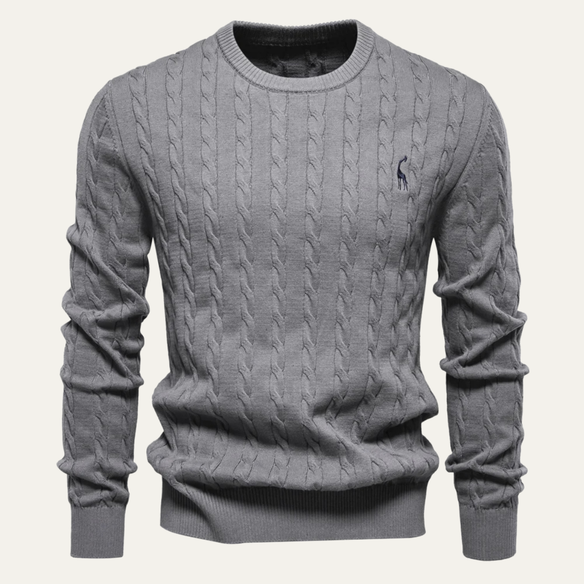 The Carmarthenshire Men's Stylish Crew Neck Knitwear Jumper