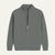 The Lothian Men's Trendy Collar Stand Knit Zip Cardigan