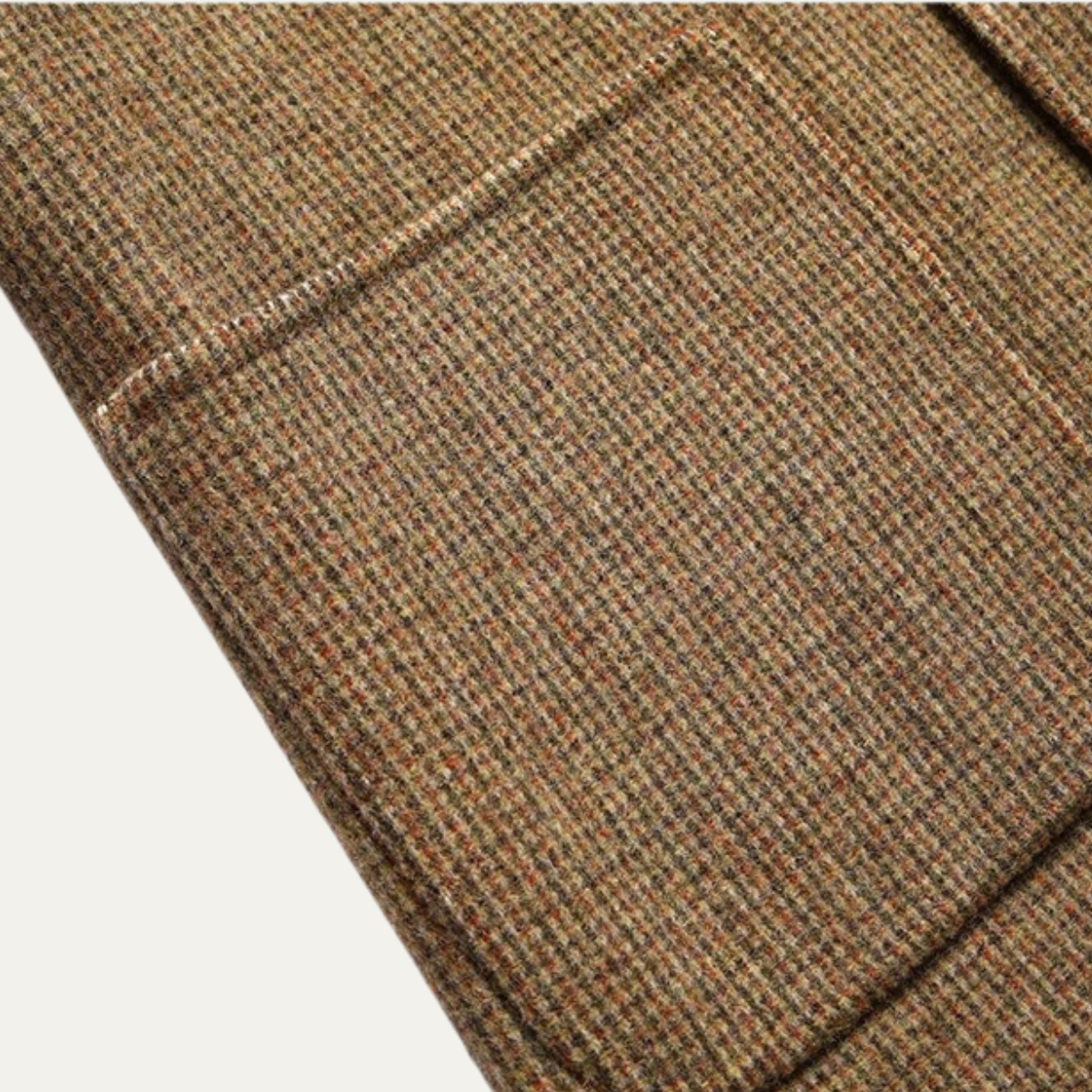 The Pantelleria Men's Checked Wool Suit Tweed Blazer Jacket