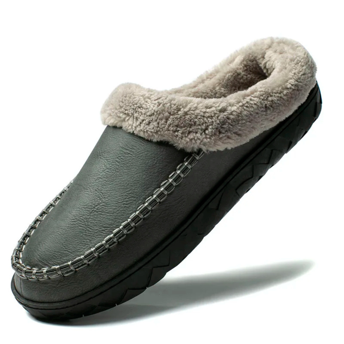 The Knutsford Men's Winter House Shoes Fur Lined Slippers
