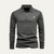 The Cardiff Men's Long Sleeve Cotton Quarter Zip Polo Shirt