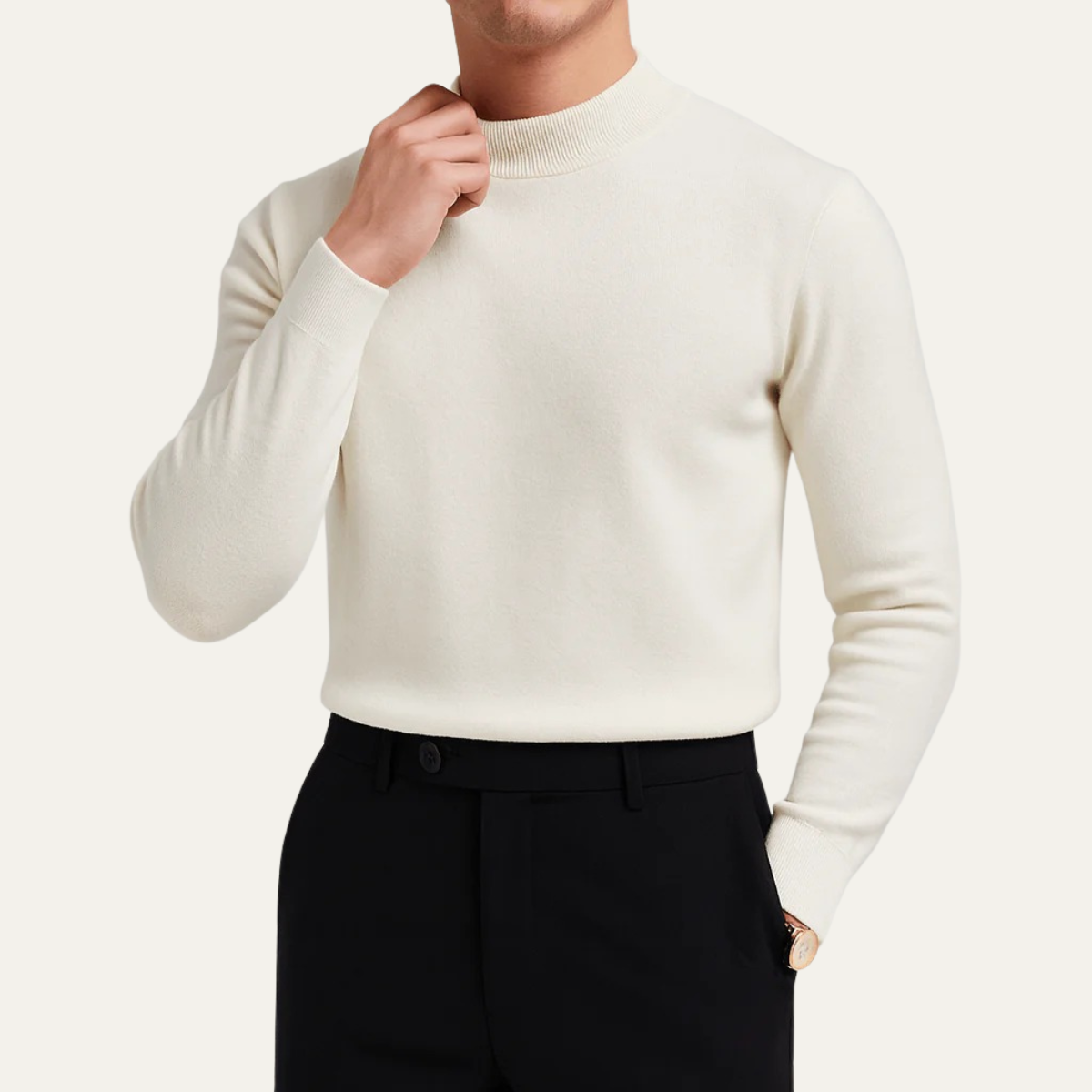 The Salcombe Men's Slim Fit Knit Crew Neck Jumper