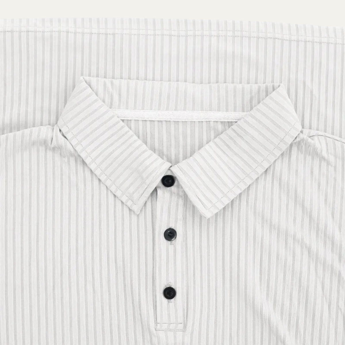 The Sorrento Men’s Ribbed Casual Button Neck Polo Shirt