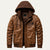 The Palermo Leather Bomber Jacket – Men’s Hooded Classic Style