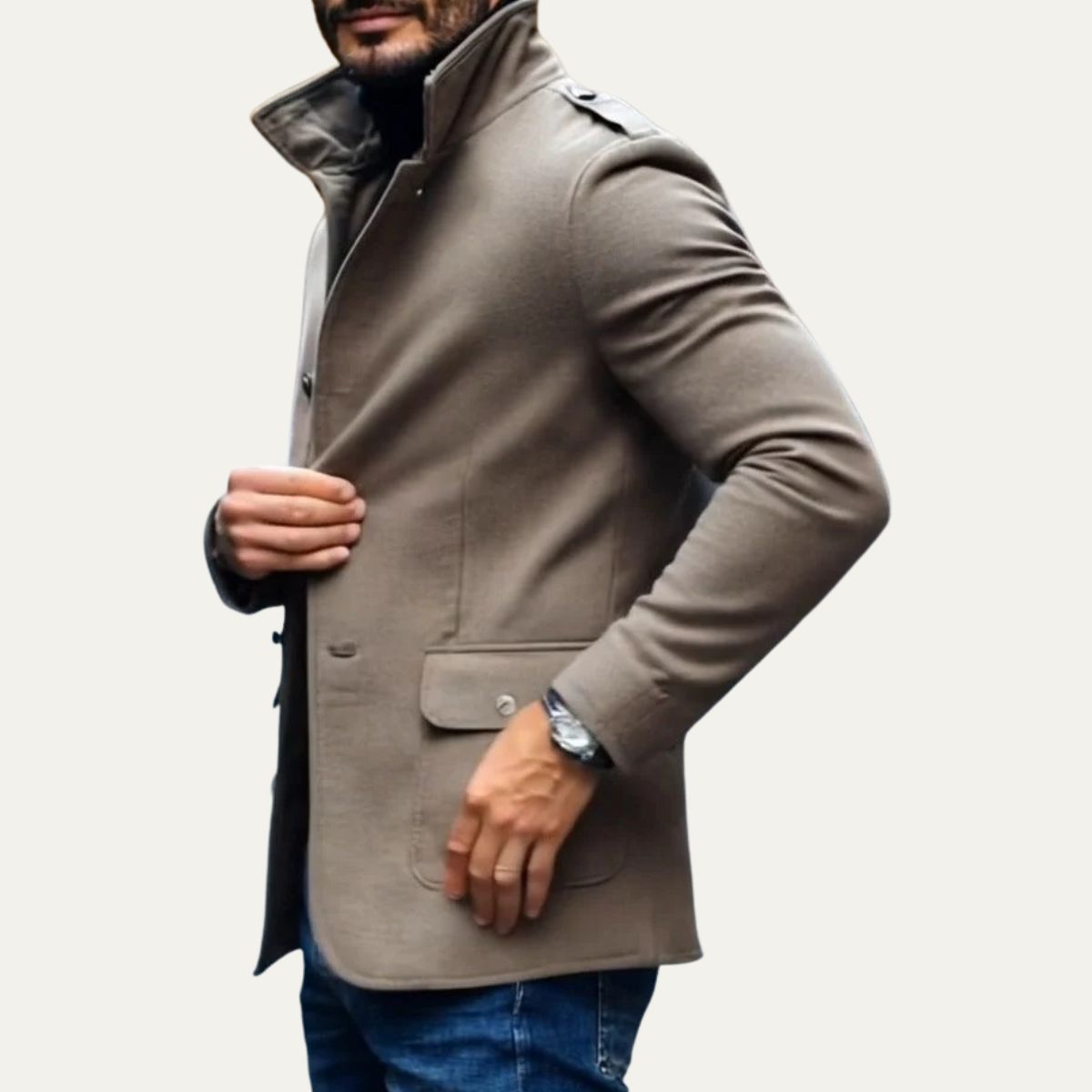 The Rome Wool Coat – Men’s Smart Tailored Overcoat