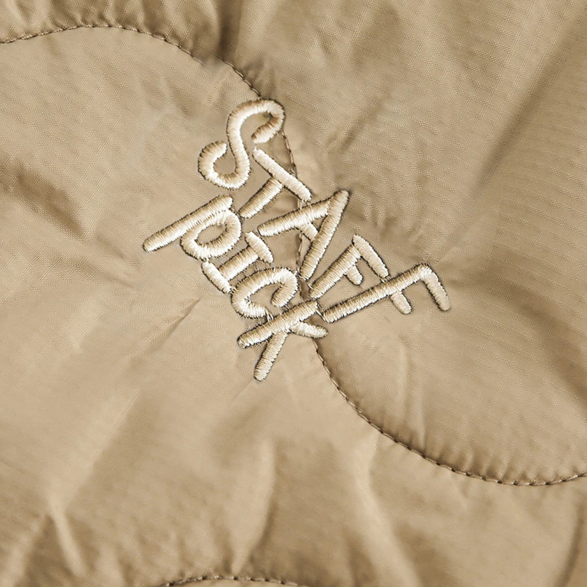 The Brunico Men's Embroidered Quilted Padded Jacket