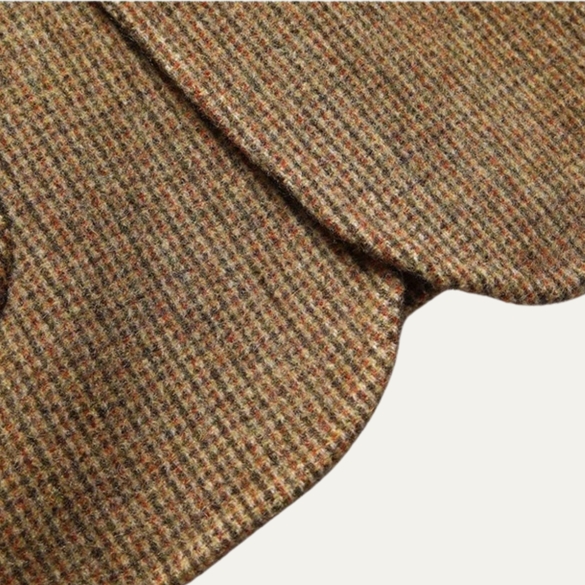 The Pantelleria Men's Checked Wool Suit Tweed Blazer Jacket