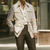 The Lewis Men's Lighweright Striped Linen Shirt with Belt