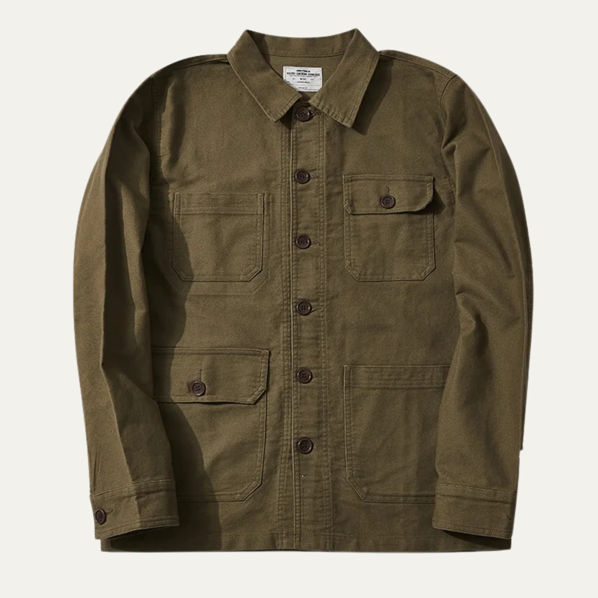 The Orbetello Men&#39;s Heavy Cotton Workwear Jacket with Multi Pockets