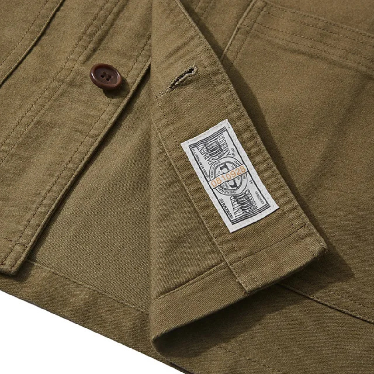 The Orbetello Men's Heavy Cotton Workwear Jacket with Multi Pockets