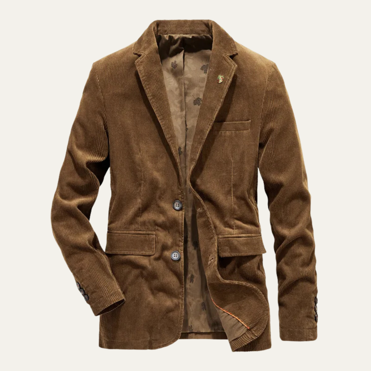 The Wadhurst Men’s Corduroy Casual Singel Breasted Blazer Jacket