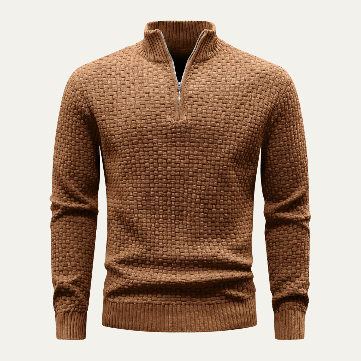 The Wakefield Men’s Half Zip Knit Winter Jumper