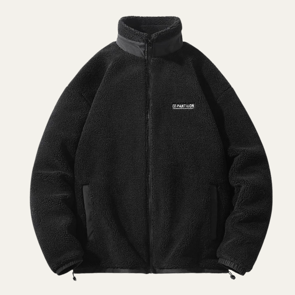 The Capalbio Men's Casual Winter Warm Zip Up Fleece Jacket