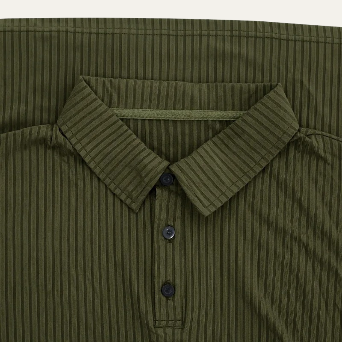 The Sorrento Men’s Ribbed Casual Button Neck Polo Shirt