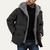 The Aviemore Men's Hooded Zip Up Puffer Jacket with Fleece Lining  – Black