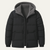 The Aviemore Men's Hooded Zip Up Puffer Jacket with Fleece Lining  – Black