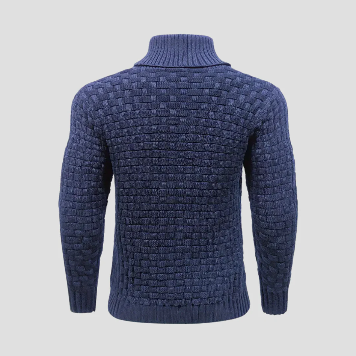 The Brighton Men’s Chunky Knit Jumper with Buttons