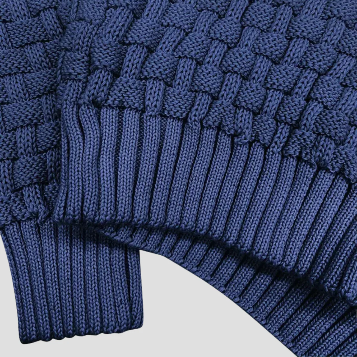 The Brighton Men’s Chunky Knit Jumper with Buttons